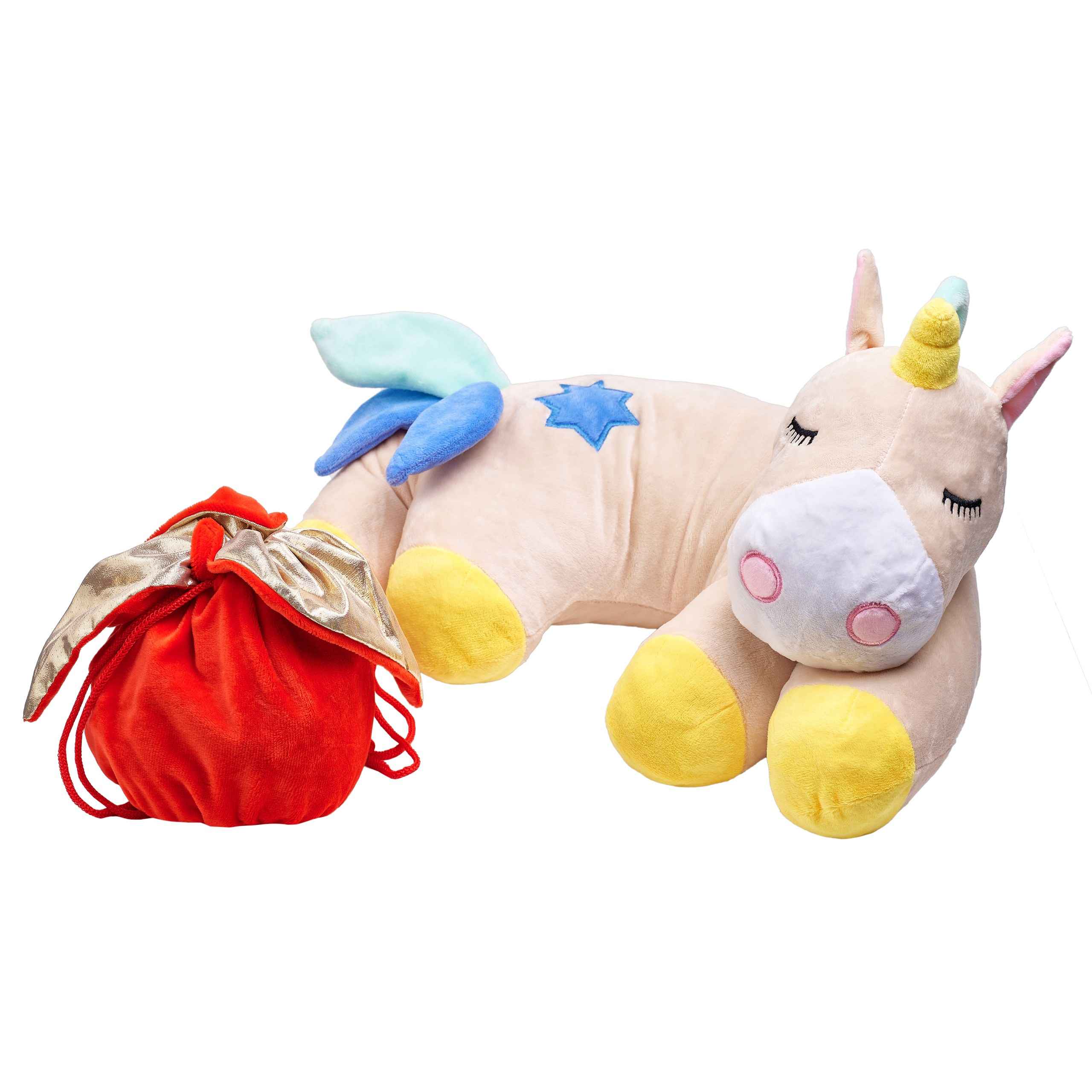 Солодкий новорічний подарунок СВІТС ПЛЮС "ДРІМКА БЕЖЕВА" (м'яка іграшка) 700 грам